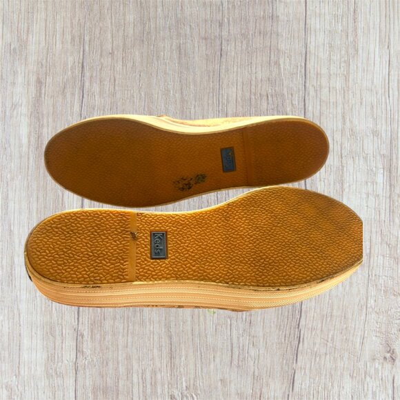 8.5 Keds X Rifle Paper Slip on Platform Sneakers - Picture 3 of 4